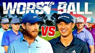 WORST BALL SHAMBLE With Collin Morikawa And Tommy Fleetwood