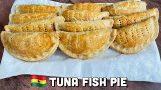 GHANA MEAT PIE || GHANA TUNA FISH PIE || FLAKY EASY MEAT PIE || BEE'SKITCHEN