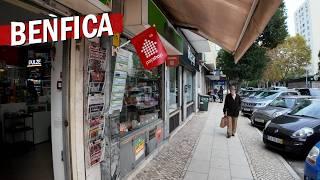 Lisbon Street Walk ️ Exploring a Northwest Neighbourhood  Benfica