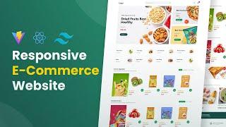 Creating a Responsive eCommerce Website with React and Tailwind CSS with Add To Cart Functionality