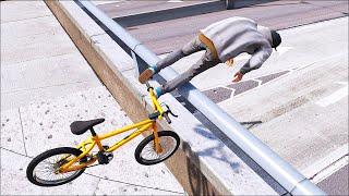 GTA 5 BMX Stunt Fails Episode 10 (Euphoria Physics Showcase)