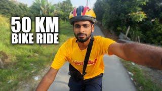 I rode a bike for 50KM!