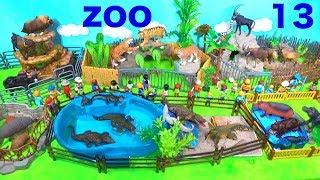 Wild Zoo Animal Toys For Kids - Learn Animal Names and Sounds - Learn Colors