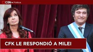 CRISTINA le HABLÓ a MILEI: "LE CORTASTE LA CABEZA a la HIJA DE MINGO"