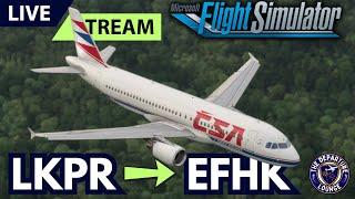 ️ MSFS2020 LIVE  |  **A TRIBUTE** Czech Airlines A320 Prague  Helsinki! ️