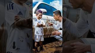 Ronaldo & Mbappe Son Turns Trouble into Triumph #cristianoronaldo #mbappe #football