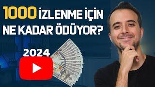 YouTube 2024'de 1000 İzlenme İçin Size Ne Kadar Ödüyor?