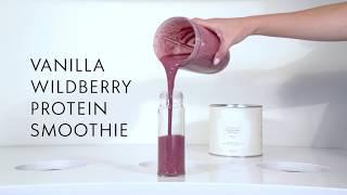 MAKE WELLE | Vanilla Wildberry Nourishing Protein Smoothie