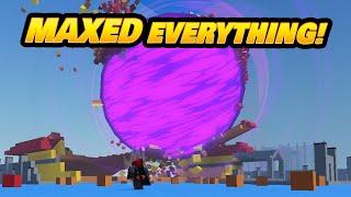 MAXED EVERYTHING in Anime Destruction Simulator Roblox