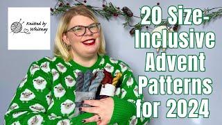 20 Size-Inclusive Advent Knitting Patterns for 2024