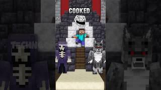 Herobrine Cooked  | Minecraft Animation #shorts #sigma #steve #herobrine #minecraft #animation