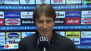 Conte a Dazn post Cagliari - Napoli 0-4