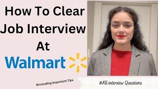 How To Clear Job Interview At Walmart | Jobs In Canada | International Students | Canada | Jobs 2023