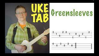 󠁧󠁢󠁥󠁮󠁧󠁿 Greensleeves UKULELE TAB