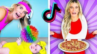 Testing 100 Viral Tik Tok Hacks With Daughter