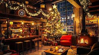 Relaxing Instrumental Christmas Jazz Music  Cozy Christmas Coffee Shop Ambience ~ Background Music