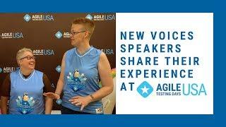 New Voices Speakers at Agile Testing Days USA 2019 share their experience.