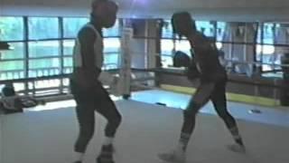 Sugar Ray Leonard Sparring