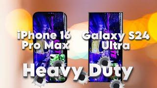 iPhone 16 Pro Max vs Galaxy S24 Ultra Heavy Duty Test - Who Survives?