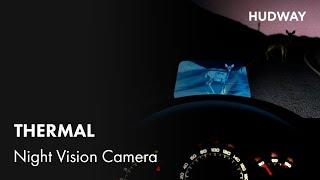 Driving with thermal night vision camera