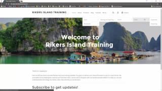 Rikers Island Training - is Officially live!