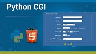 How To Get & Use Web Html Forms Data With Python Cgi Without Any Web Framework