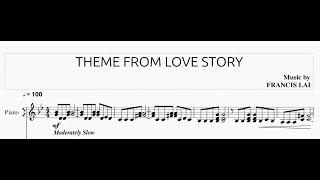 Theme from Love Story - Where Do I Begin ? Piano and Voice