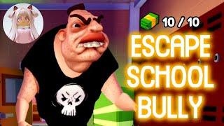 ESCAPE SCHOOL BULLY! (Obby) Hard Mode 10 Money Locations Roblox Gameplay Walkthrough No Death [4K]