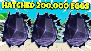 I Hatched 200,000 VOIDCRYSTAL EGGS And Got THIS.... (Bubble Gum Simulator INFINITY)