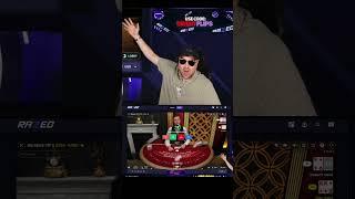 blackjack with handsome dealer and got perfect pair #sweetflips #poker #boombo #casino