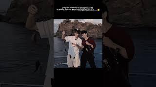 guys notice something jungkook wanted to click photos with taehyung but.... #taekook #ytshort