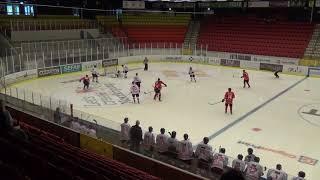 Goalie: Filip Sund. Game: Vita hasten-Nyköping