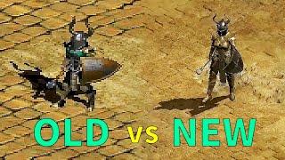 Diablo II vs Diablo II Resurrected Gameplay comparison