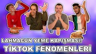 TİKTOK FENOMENLERİ İLE LAHMACUN YEME KAPIŞMASI ( Nurseli Aksoy Kadirwtf Mehmet Demircan )