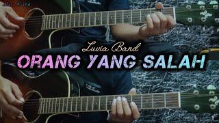 luvia band - orang yang salah | gitar cover | instrumen | lirik dan chord gitar