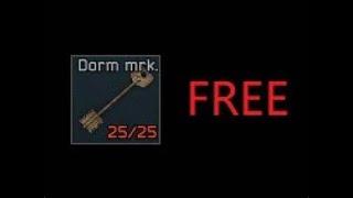 Tarkov / Want free dorms marked room key?