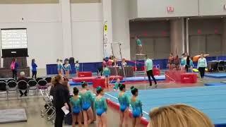 Charleigh Bullock/ Amazing Level 4 Bars 9.8/Cast hand-handstand / Excalibur Cup 2018