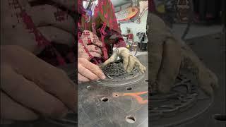 Socle pour sculpture acier recyclé Metalocampe #weld #welder #arts #sculpture #soudure #tigweld