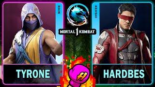 MK1  Tyrone (RAIN) VS Hardbes (KENSHI)  Mortal Kombat 1 4K 60ᶠᵖˢ