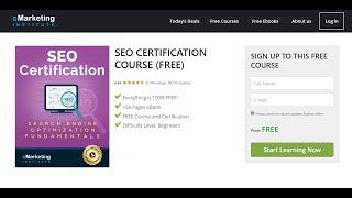 SEO-  Certification Course  Updated | All Exam Question With Solution #emarketinginstitute