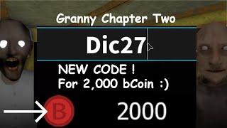 New Code ! | Granny Chapter 2 - Roblox