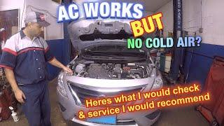 AC works BUT no cold air || AC dosent make cold || AC compressor comes on but no cold air || AC FIX