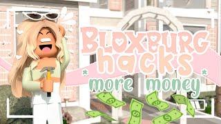 trying BLOXBURG HACKS to get more money || glowiiq  ɞ