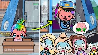 Poor Genius Girl Grow Up In Train | Toca Life Story |Toca Boca