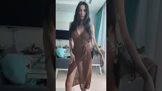 Transparent Dress Challenge Girls Without Underwear#beauty