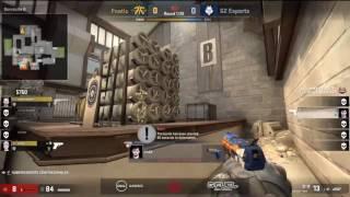 ELEAGUE Major 2017: shox clutch vs fnatic @ Cache