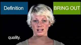 English Pronunciation - BRING OUT - #322