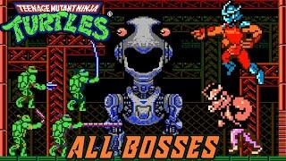 Teenage Mutant Ninja Turtles - All Bosses [No Damage]