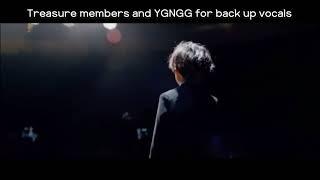 Treasure members and YGNGG vocals in Seungyoon's IYAH