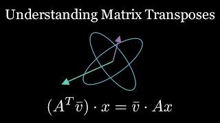 The Matrix Transpose: Visual Intuition